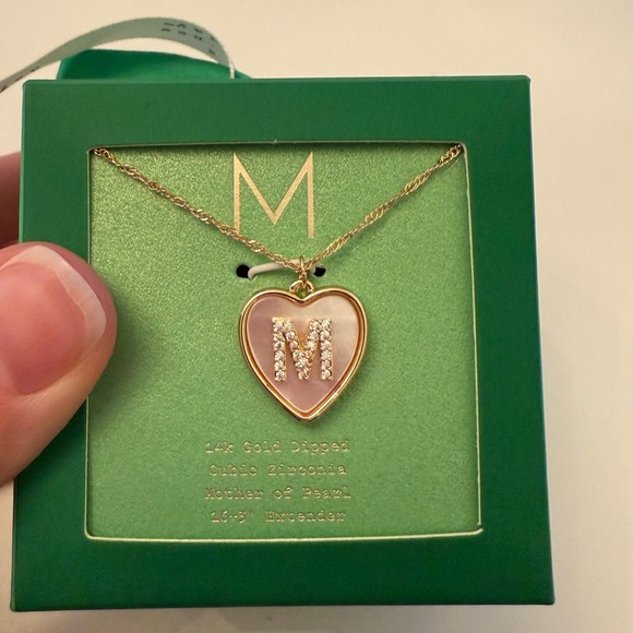 A New Day M Pendant Necklace - Picture 1 of 2